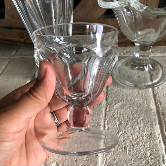 Lot of 5 different vintage fountain soda glasses - Picture 4 of 8